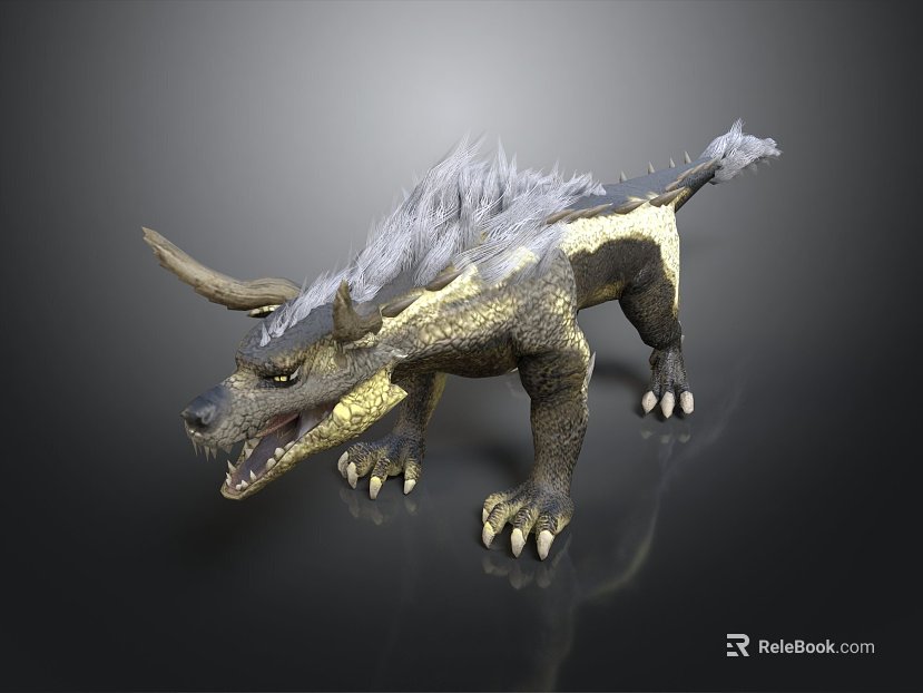 Fantasy Style Dragon Dragon Lizard Green Scale Golden Scale Fantasy Creatures Reptile Creatures texture