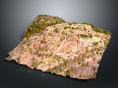 Geography, topography, mountain shape, ridge, ridge, valley, mountain range, canyon, geomorphology, mountain peak, mountain body 3d model