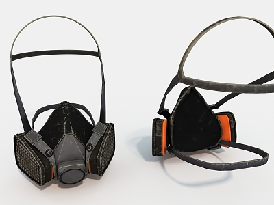 Mask Gas Mask Tactical Equipment Life Supplies Game Props 3d model