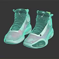 Stylish High Top Athletic Shoes Featuring Pink White Colorway Black Laces And Modern Design Details