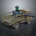 Self-made armed car modified car modified car chariot doomsday car self-made car self-made car modified car 3d model