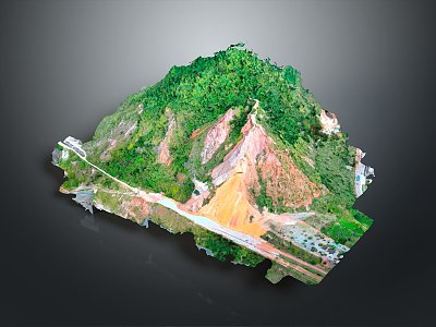 Geography, topography, mountain shape, ridge, ridge, valley, mountain range, canyon, geomorphology, mountain peak, mountain body 3d model