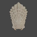 Detailed 3D Monster Skull Model With Sharp Fangs And Bone Texture