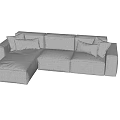 Modern Multiplayer Sofa 3d model