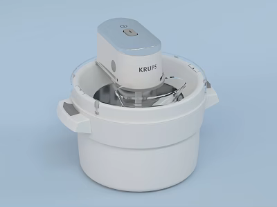 Modern ice cream machine 3d model