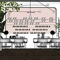Modern Nail Salon Interior With Manicure Tables Polish Racks And Green Plants