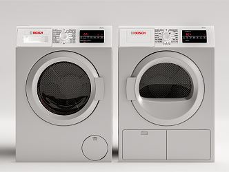 Modern washing machine 3d model