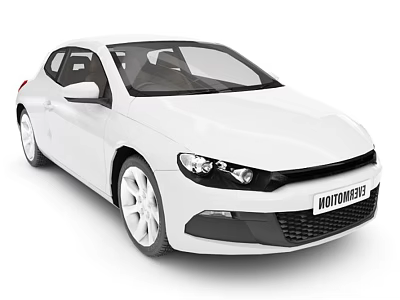 Vehicle Car White Car 3d model