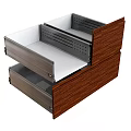Stylish Wooden Bookcase With Functional Drawers And Natural Wood Panel Design