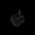 Heavy Duty Black Caster Wheel With Metal Screw And Smooth Rolling Design