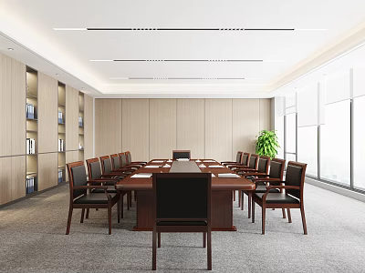 New Chinese Conference Room Government Conference Room Office Conference Room 3d model