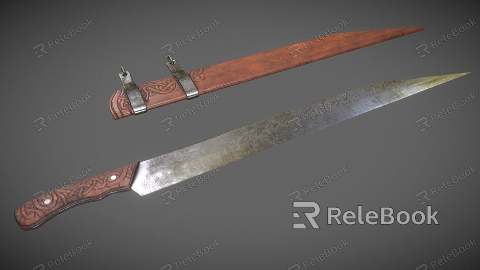 Knife scabbard model