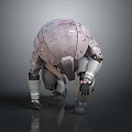 Robot Assistant Small Robot Butler Robot Butler Figure Game Figure 3d model