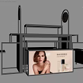 Cosmetic Display Rack Mask Foundation Facial Cleanser Shelf Beauty Shop Shelf Display Rack Wall Side Cabinet Lipstick Lip Glaze Display Rack Luminous Display Rack Mirror Display Rack Cosmetics 3d model