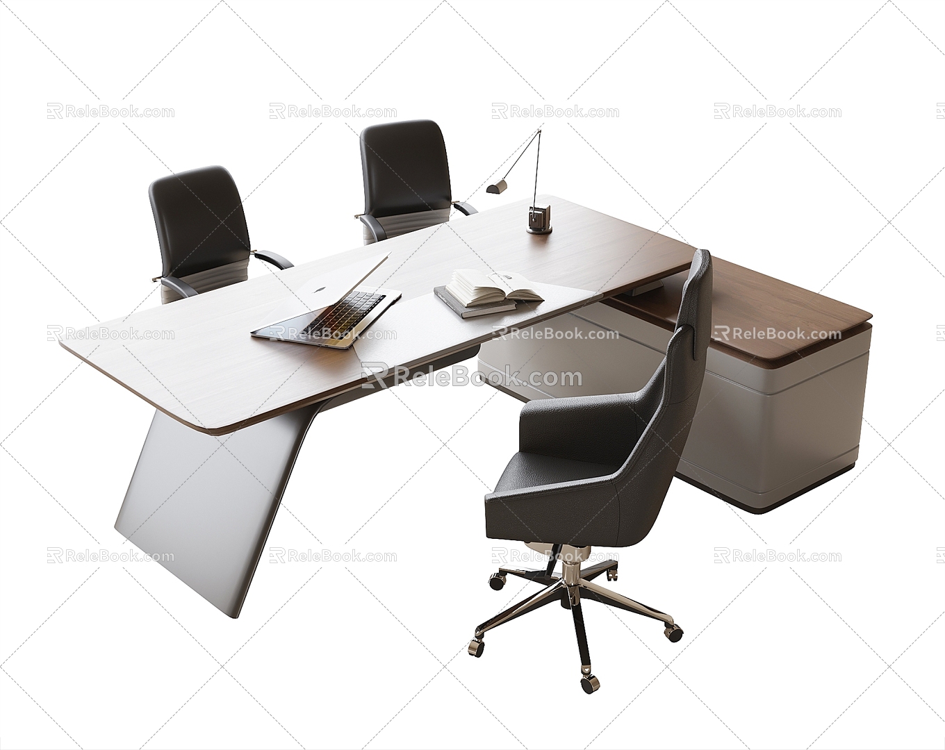 Modern Boss Office Desk Chair Office Chair 3d model