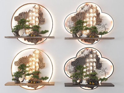 Wall decorative wall lamp model