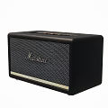 Marshall Black Portable Speaker With Mesh Grille Wireless Audio And High Quality Sound