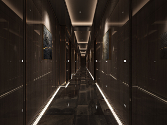 The Modern Corridor 3d model