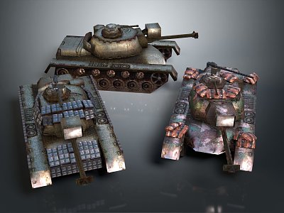 Modern Tank World War II Tank World War I Tank Heavy Tank 3d model