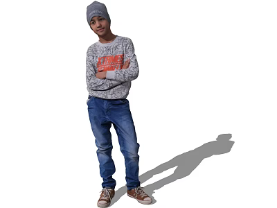 The Modern Boy 3d model