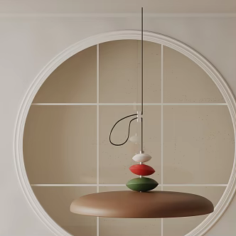 Modern chandelier 3d model