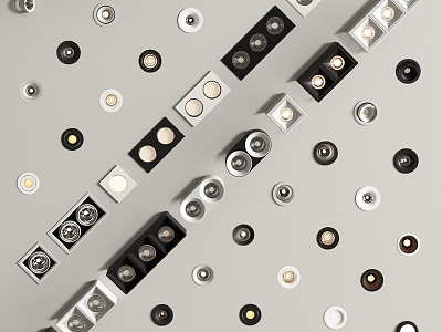 Minimal downlight spotlight model