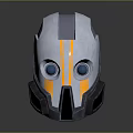 Sci-Fi Helmet Alien Helmet High Tech Helmet Game Helmet 3d model