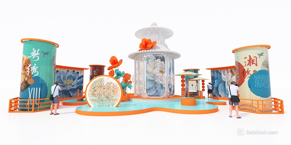 Elegant Modern Tobacco And Alcohol Store Interior With Wine Racks And Cigarette Displays 3d model 