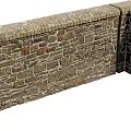 Traditional Stone Building Exterior Wall With Textured Brick And Classic Architectural Design