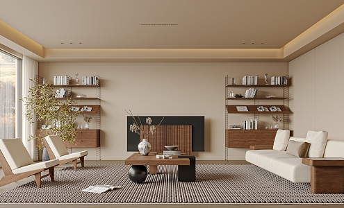 The Silent Living Room 3d model