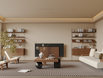 The Silent Living Room 3d model