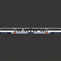 modern train bullet train bullet train 3d model