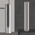 POLIFORM Modern Tower Air Cooler Fans With Sleek White And Pink Design For Indoor Use