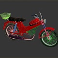 Motorcycle Two-wheeled Motorcycle Cross-country Motorcycle Road Race Motorcycle Motor Vehicle Transport 3d model