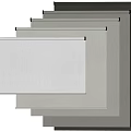 modern office roller shutter floor-to-ceiling window roller shutter roller shutter curtain 3d model