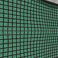 Lush Green Plant Wall With Black Grid Panels Creating Modern Vertical Garden Design