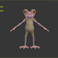 Frog Poison Frog Game Frog Reptile Cold Blooded Animal Reptile 3d model