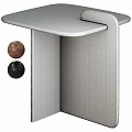 Modern Minimalist Wooden Corner Table with Smooth Surface and Sturdy Structure for Home Decor