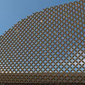 Curved Brown Mesh Woven Design Household Item For Kitchen Table Mat
