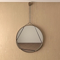 Mirror decorative mirror hanging mirror 3d model