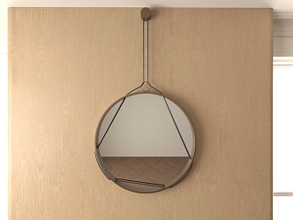 Mirror decorative mirror hanging mirror 3d model