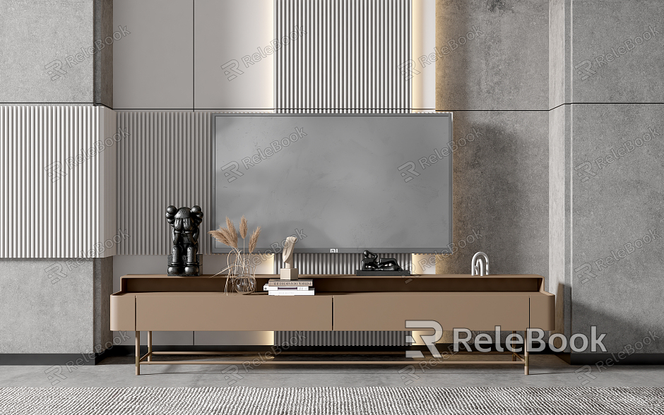 Light Luxury TV Cabinet Simple TV Cabinet model