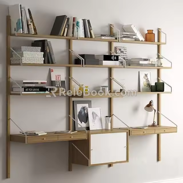 Bookshelf 3d model