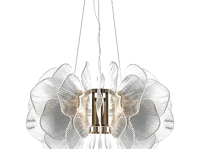 Modern Simple Light Luxury Chandelier Simple Light Luxury Chandelier Restaurant Chandelier 3d model