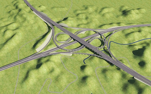 Interchange hub 3d model