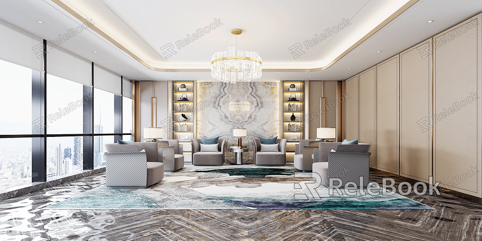 Modern Reception Room model