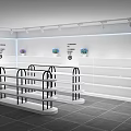 Modern Retail Display Shelves With Lighting For Flower Bouquets In Store