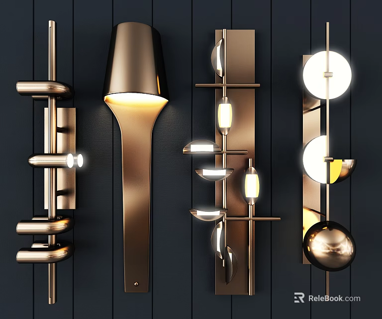 Modern Inflatable Wall Light Models With Various Stylish Designs For Home Decor 3d model