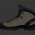 High Top Hiking Boots With Durable Upper And Non Slip Rubber Sole