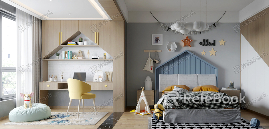 Modern Children's Room model